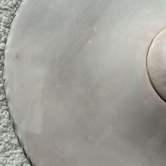 Vintage Cake Stand Studio B By Magenta Bloomingdales Glazed Pottery 12.5” X 6.5” - Picture 7 of 8